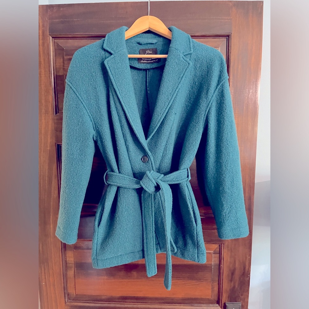 Italian boiled wool J Crew coat